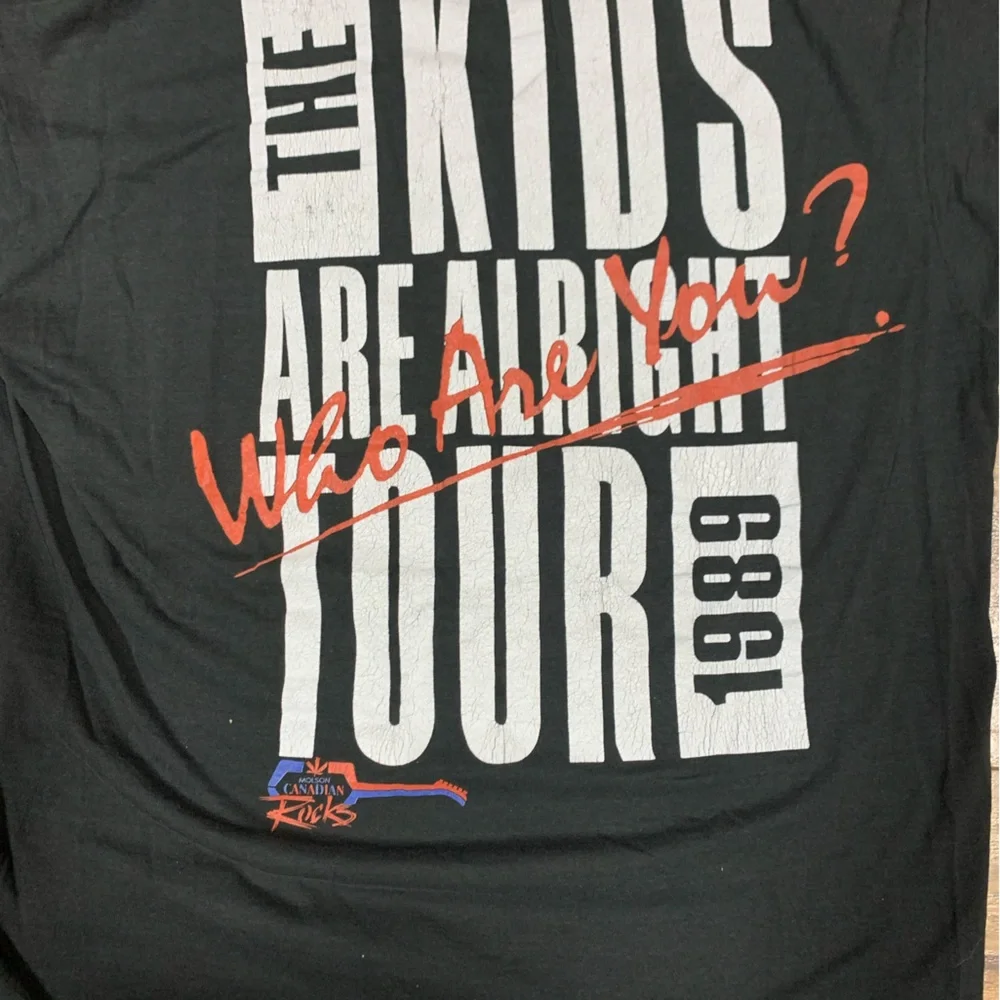 The Who-Maximum Rock and Roll-1989-tour shirt-1989 - Picture 3 of 3